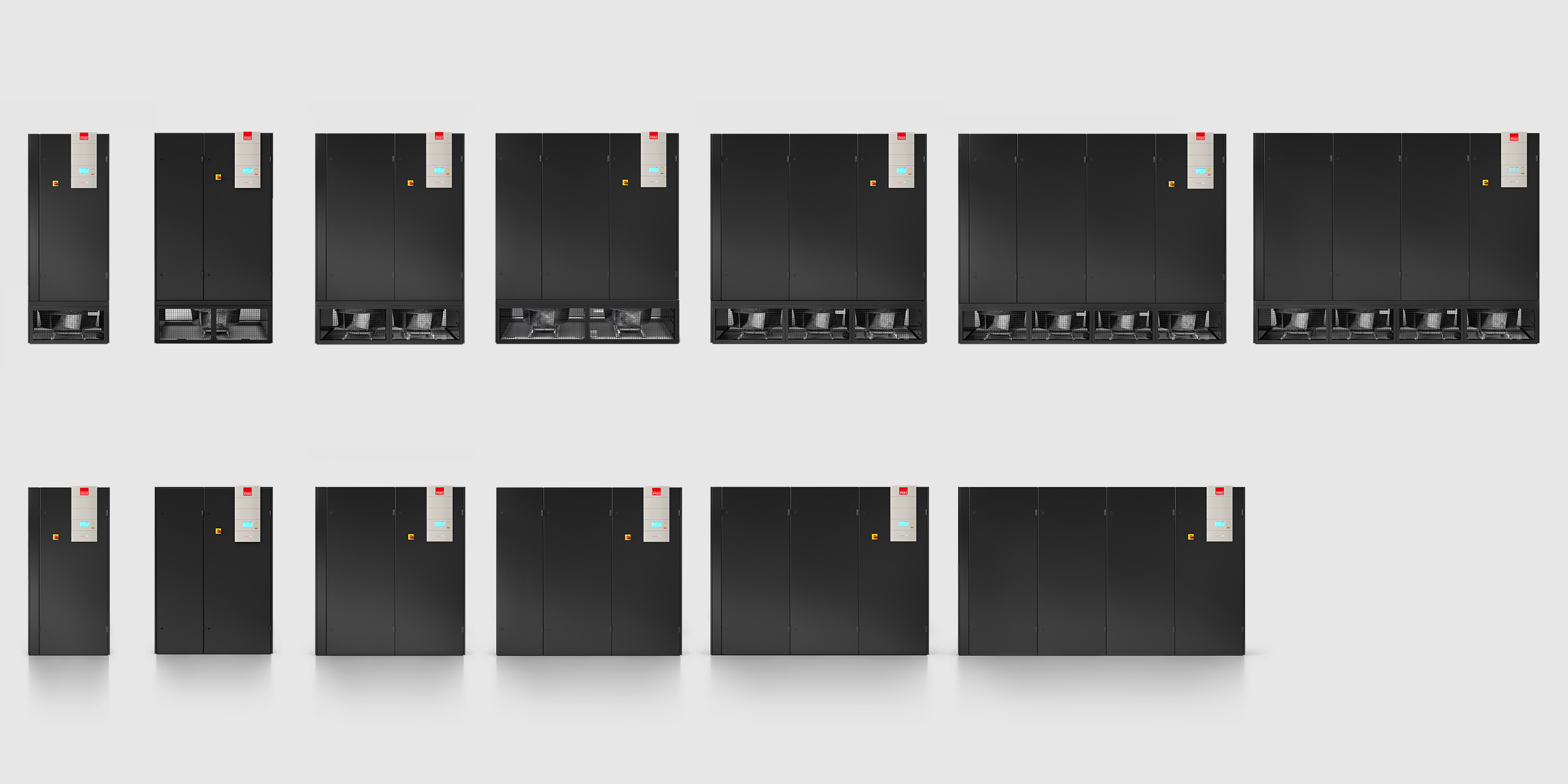 CyberAir 3PRO CW Sizes Sizes of CyberAir 3PRO CW units